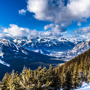 Banff mountains, HDR experiments