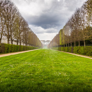 Rainy days, Palace of Versailles, Versailles, France
