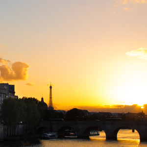 Sunset in Paris