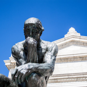 A Rodin Thinker, Cleveland, Ohio